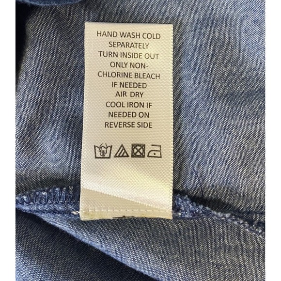 Mimi & Maggie Tranquil Garden Mariposa Denim Dress Baby Girl 3-6 Months - Picture 12 of 12